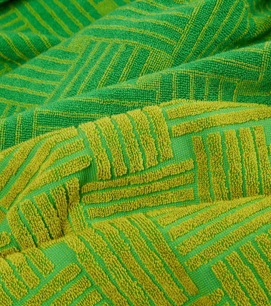 Bottega Veneta Intreccio-pattern cotton towel | Thumbnail 2