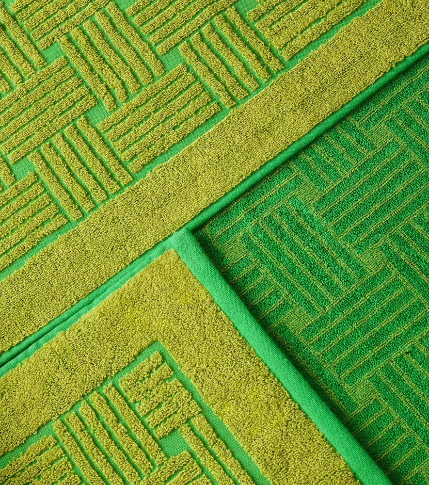 Bottega Veneta Intreccio-pattern cotton towel | Thumbnail 4