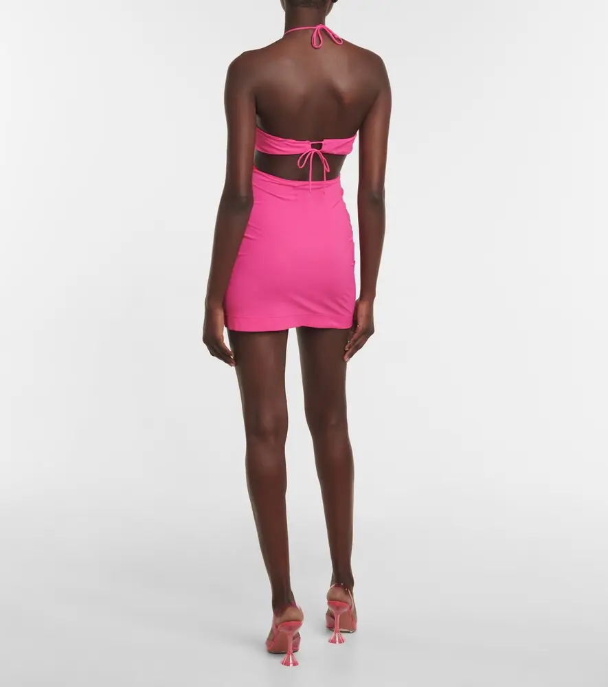 Nensi Dojaka Halterneck minidress | Thumbnail 5 Nensi Dojaka Halterneck minidress | Thumbnail 5