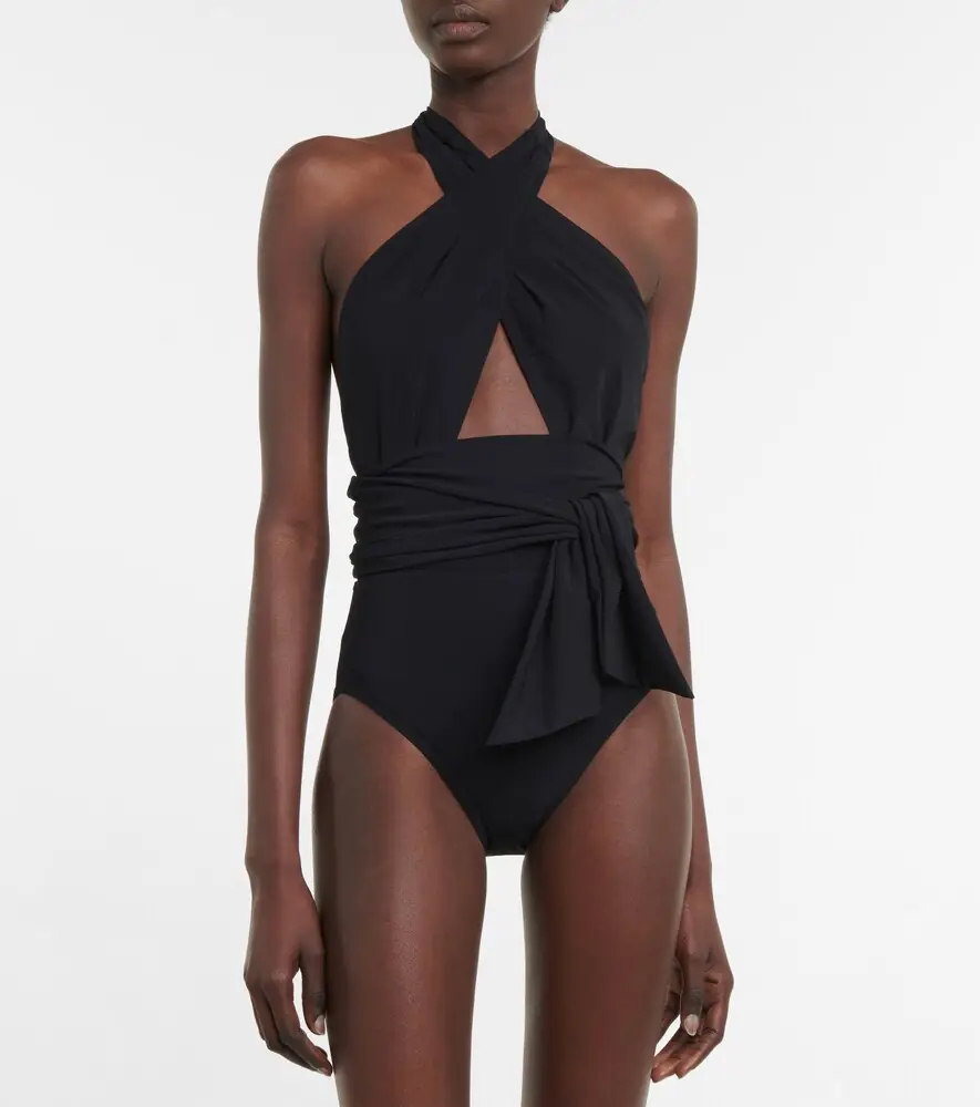 Karla Colletto Cutout halterneck swimsuit | Thumbnail 5