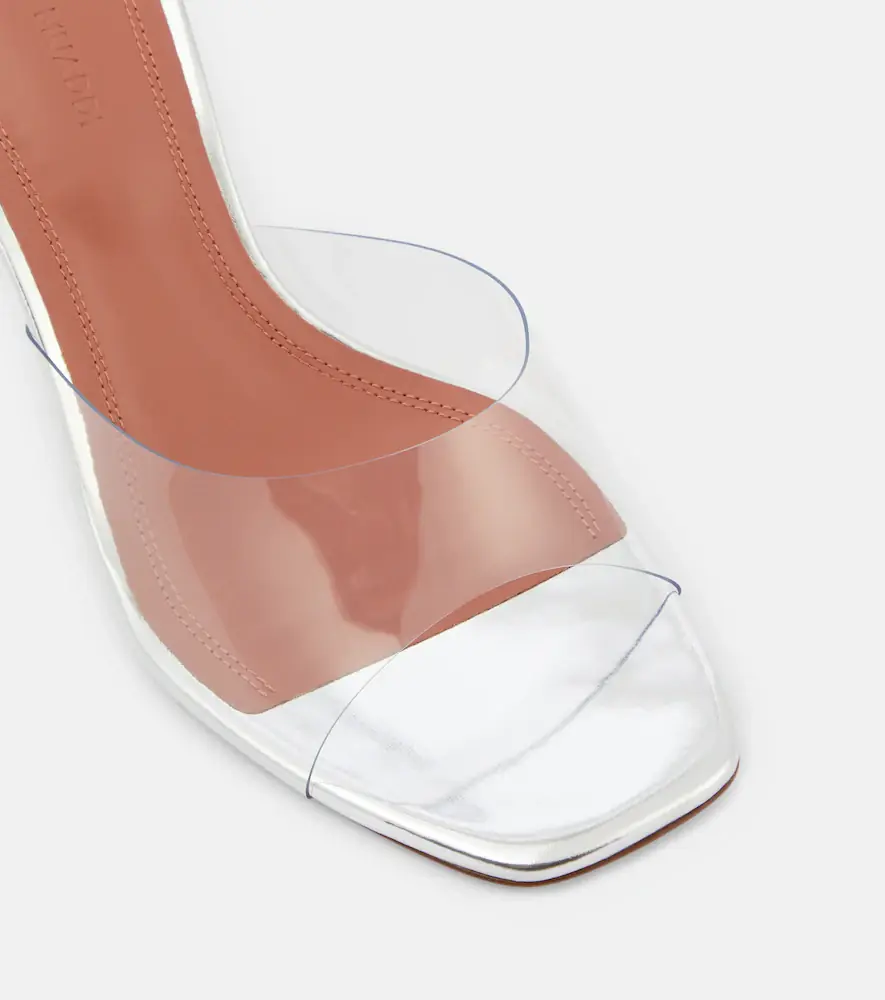 Amina Muaddi Lupita leather mules | Thumbnail 2