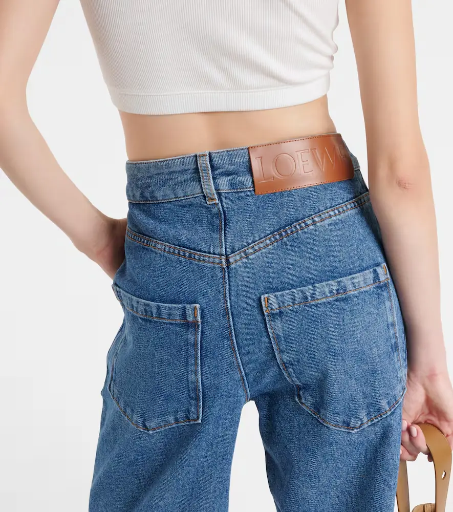 Loewe Anagram high-rise wide-leg jeans | Thumbnail 6 Loewe Anagram high-rise wide-leg jeans | Thumbnail 6