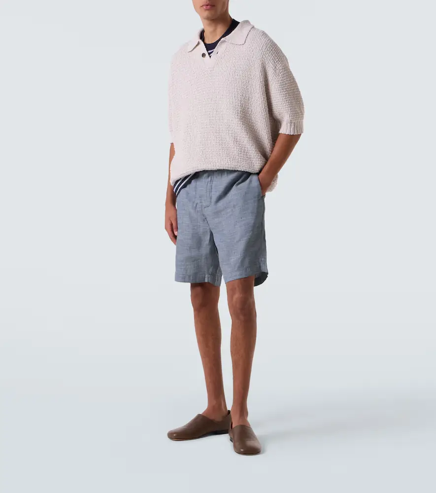 Frescobol Carioca Felipe linen and cotton shorts | Thumbnail 2 Frescobol Carioca Felipe linen and cotton shorts | Thumbnail 2