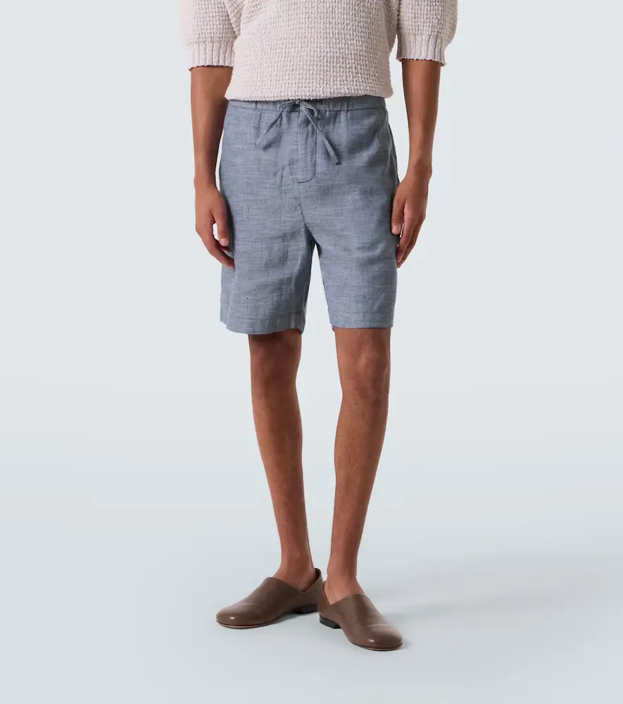 Frescobol Carioca Felipe linen and cotton shorts | Thumbnail 3 Frescobol Carioca Felipe linen and cotton shorts | Thumbnail 3