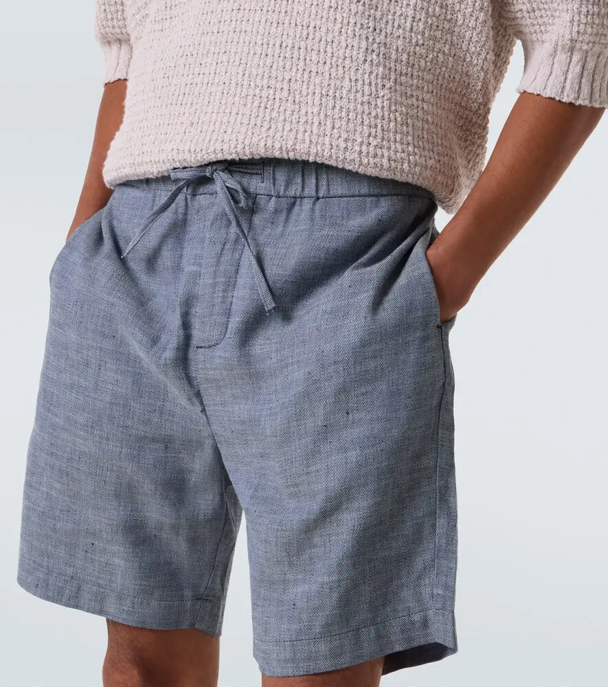 Frescobol Carioca Felipe linen and cotton shorts | Thumbnail 4 Frescobol Carioca Felipe linen and cotton shorts | Thumbnail 4