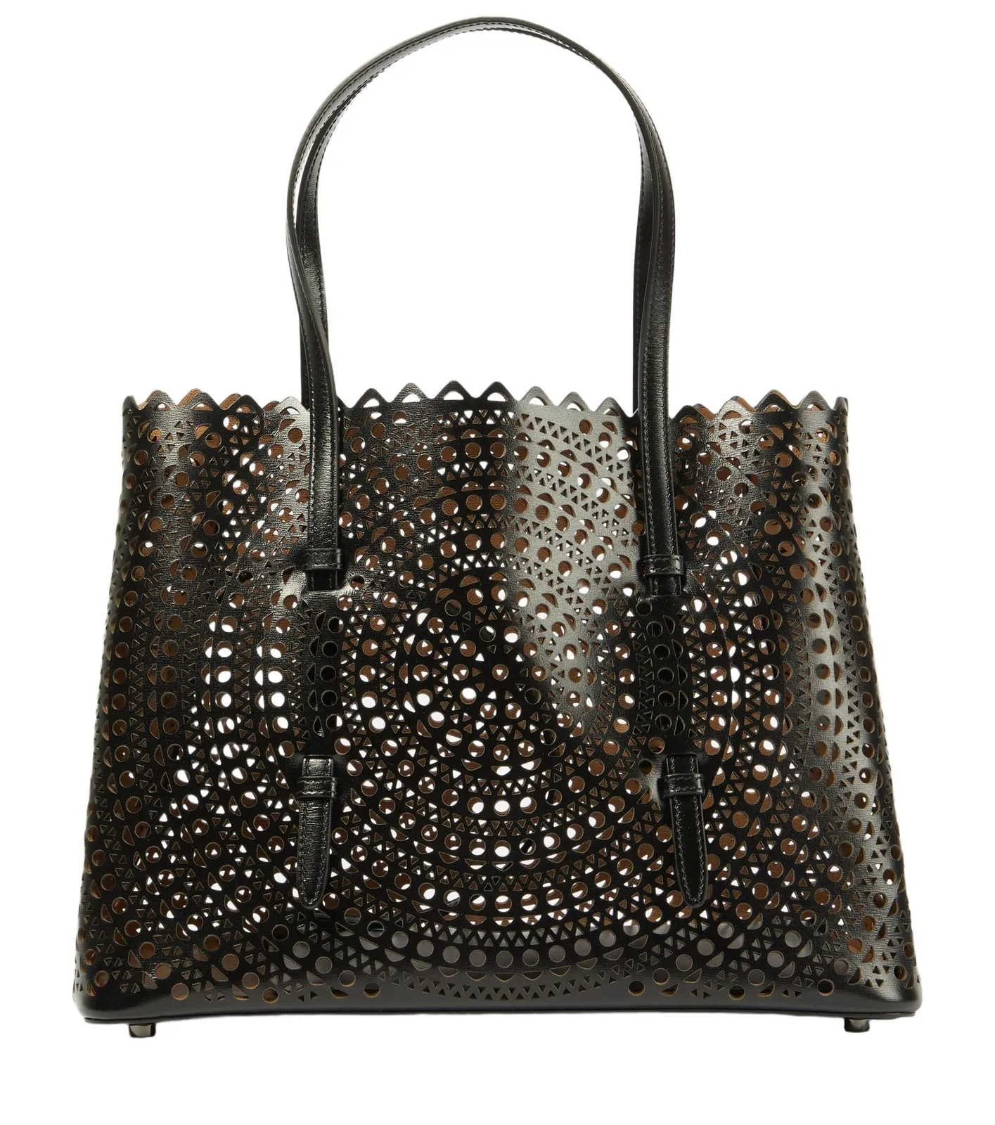 ALAÏA ALAÏA Mina 32 New Vienne leather top-handle bag