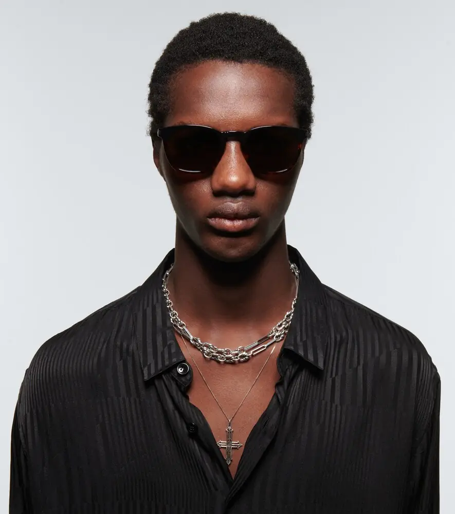 Saint Laurent Round acetate sunglasses | Thumbnail 4 Saint Laurent Round acetate sunglasses | Thumbnail 4
