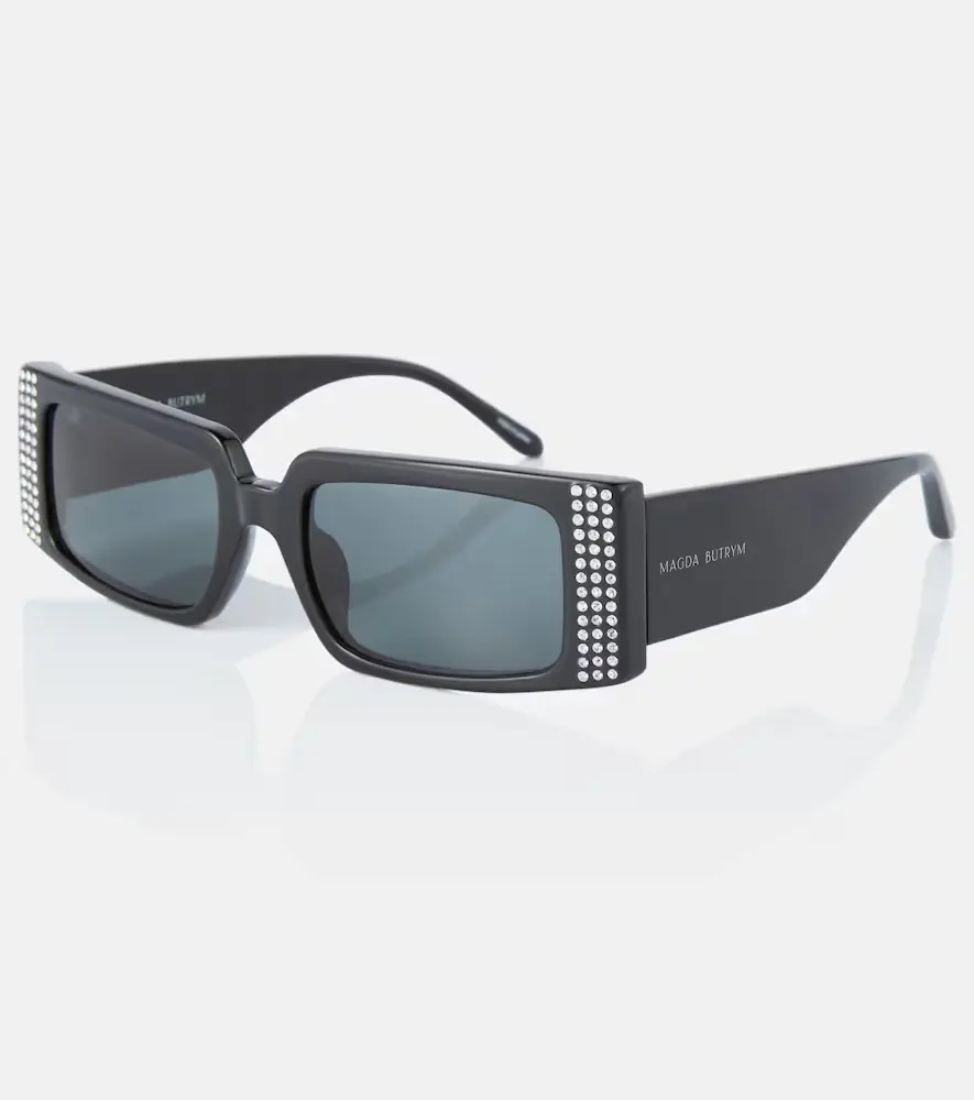 Magda Butrym Crystal-embellished square sunglasses | Thumbnail 3 Magda Butrym Crystal-embellished square sunglasses | Thumbnail 3