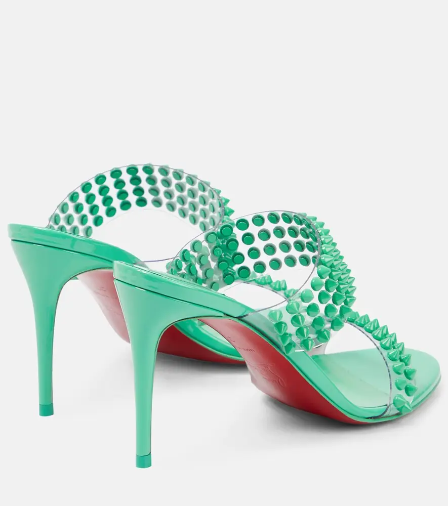 Christian Louboutin Spike Only 85 PVC and leather sandals | Thumbnail 4