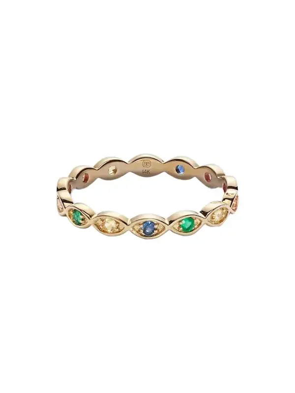 Marquis 14kt yellow gold ring