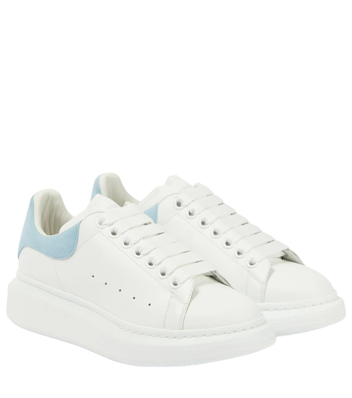Oversized leather sneakers