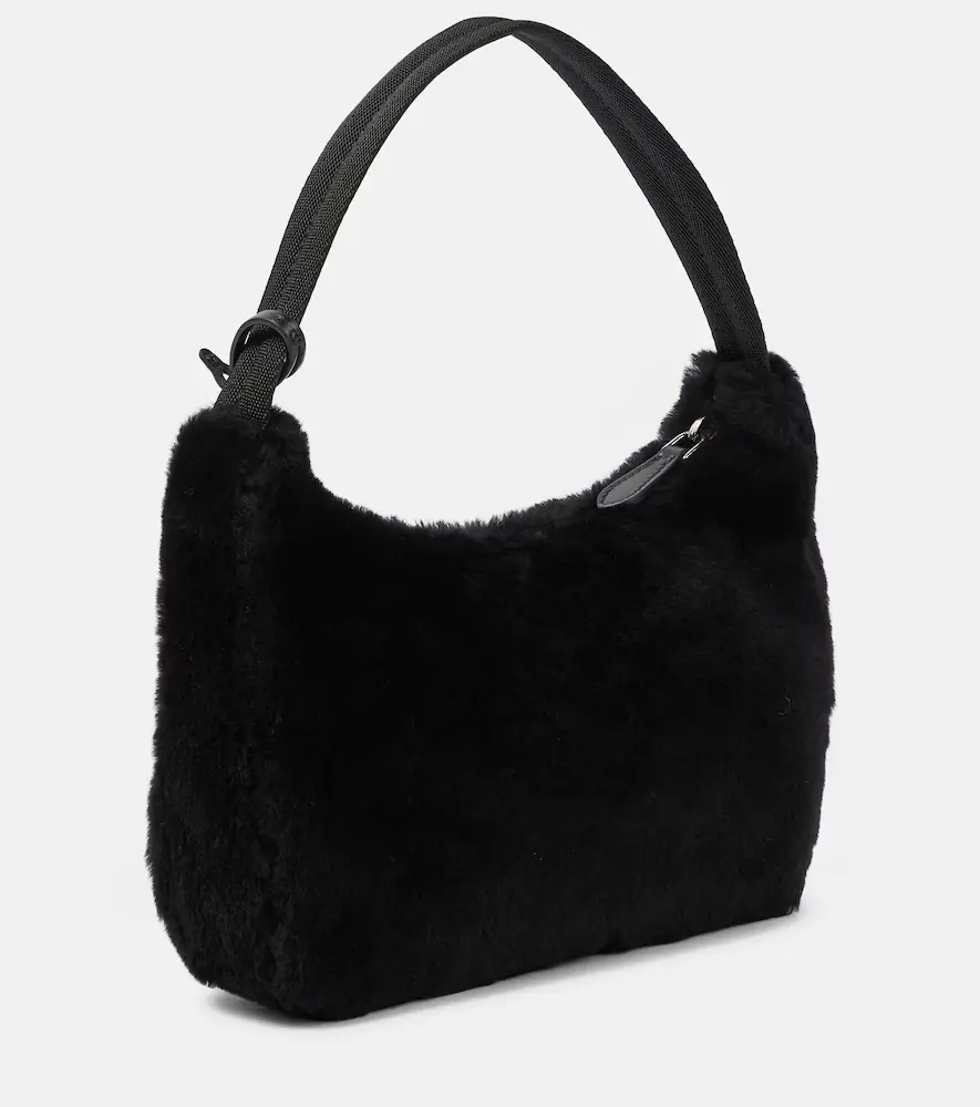 Prada Re-Edition 2000 Mini shearling shoulder bag | Thumbnail 2 Prada Re-Edition 2000 Mini shearling shoulder bag | Thumbnail 2
