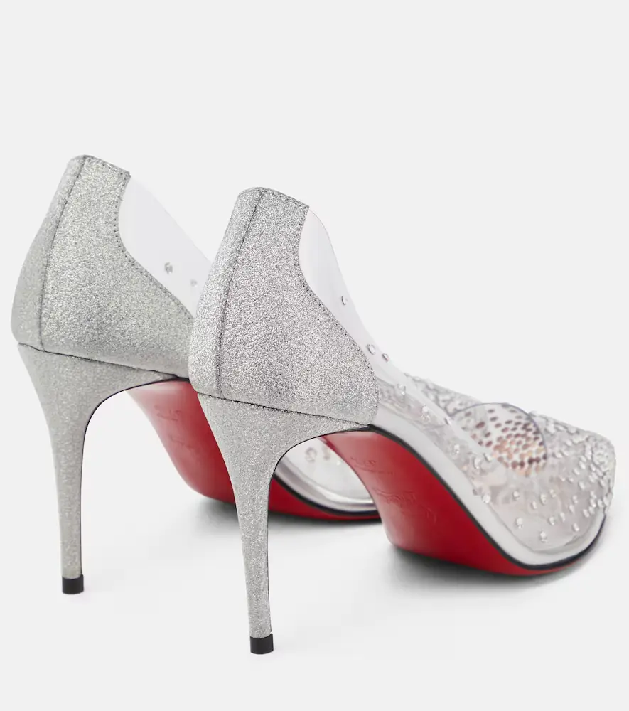 Christian Louboutin Degrastrass 85 embellished PVC pumps | Thumbnail 2