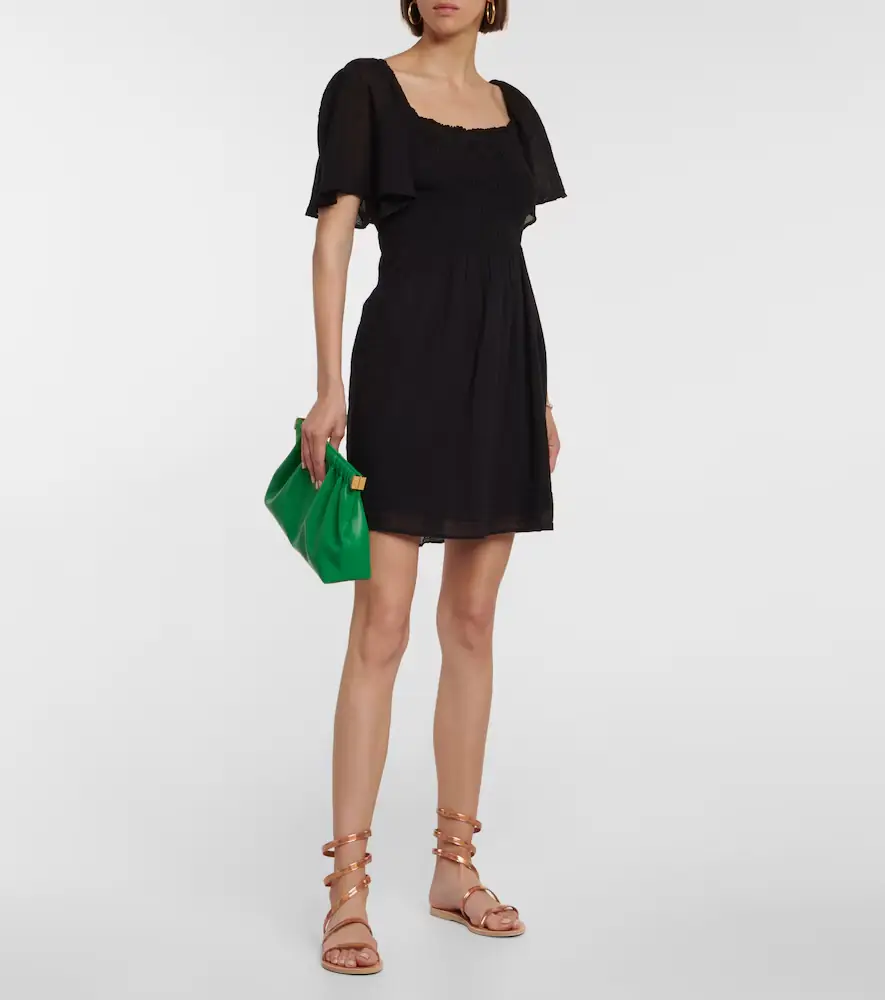 Velvet Esme cotton gauze minidress | Thumbnail 3 Velvet Esme cotton gauze minidress | Thumbnail 3
