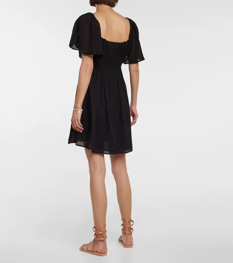Velvet Esme cotton gauze minidress | Thumbnail 4 Velvet Esme cotton gauze minidress | Thumbnail 4