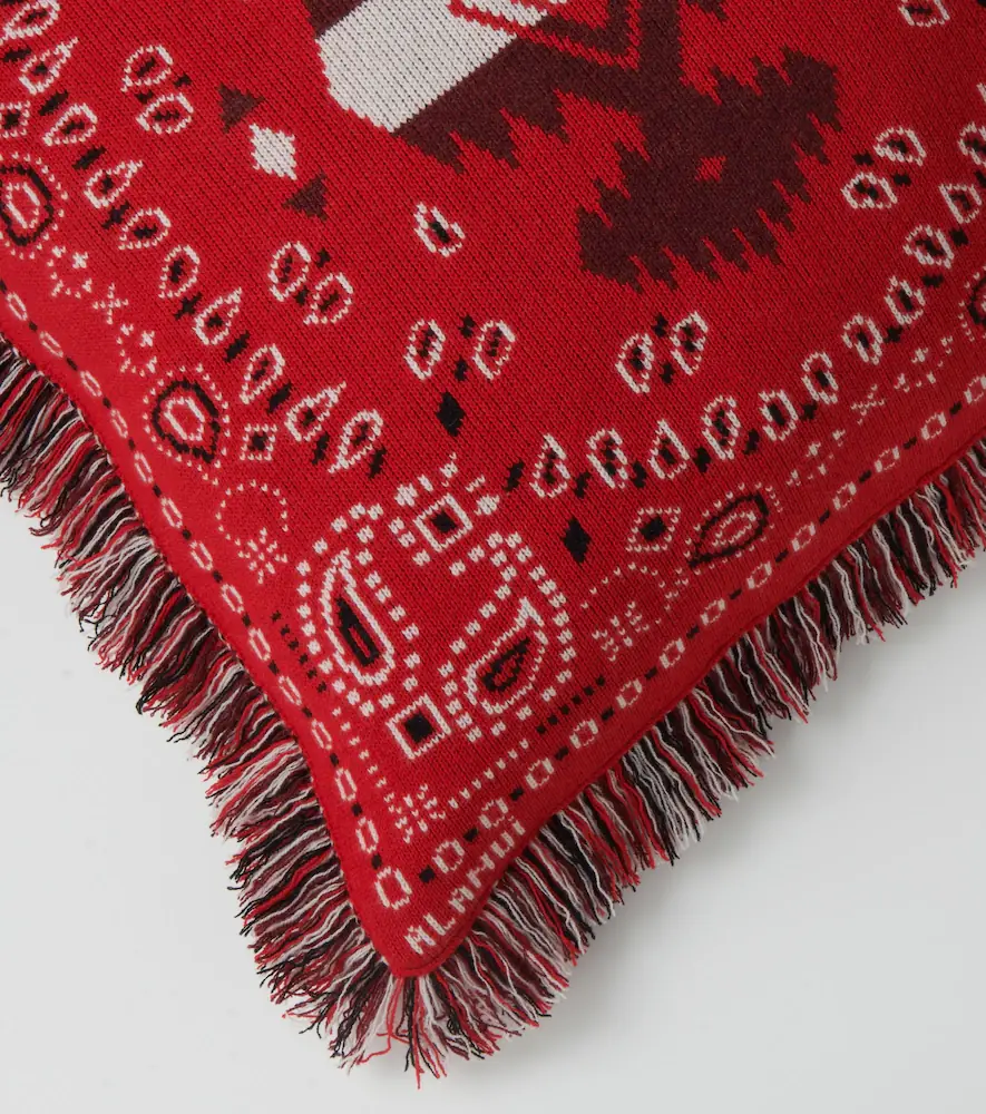 Alanui Bandana jacquard wool-blend cushion | Thumbnail 3 Alanui Bandana jacquard wool-blend cushion | Thumbnail 3