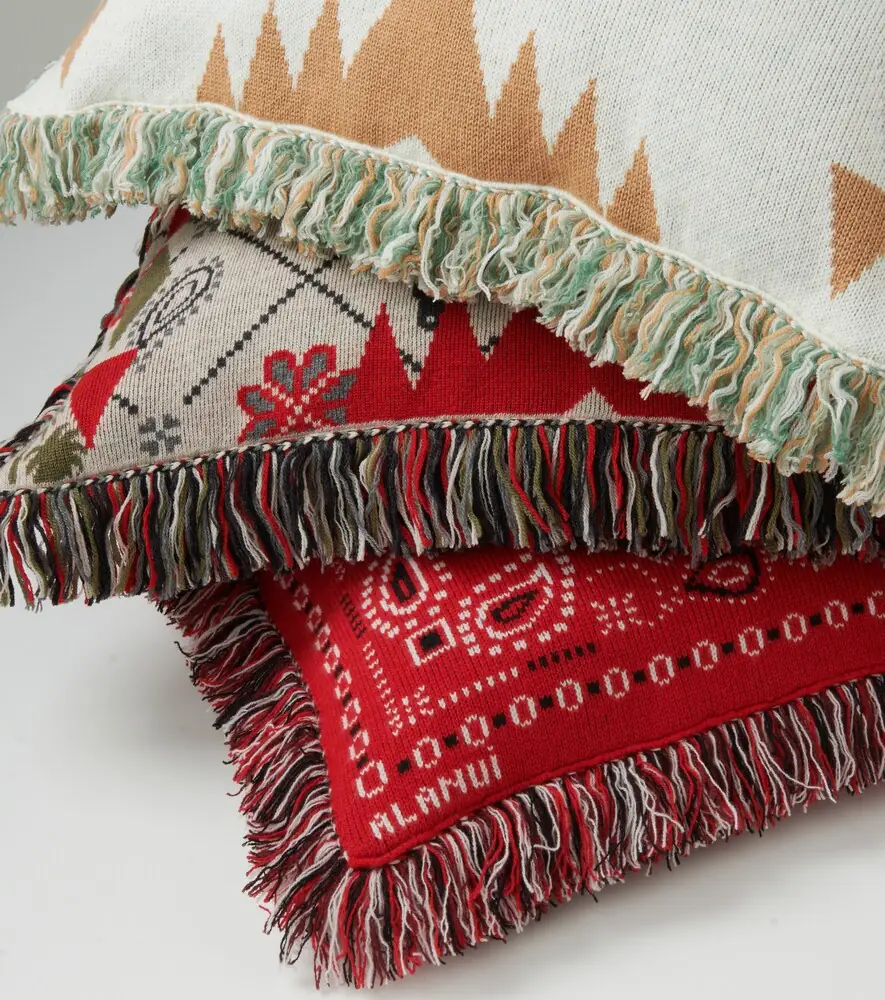 Alanui Bandana jacquard wool-blend cushion | Thumbnail 5 Alanui Bandana jacquard wool-blend cushion | Thumbnail 5