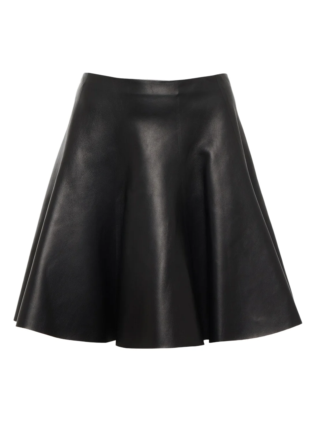Leather miniskirt