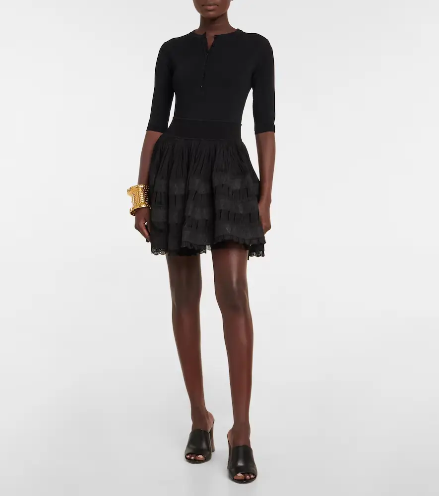 ALAÏA Crinoline miniskirt | Thumbnail 2