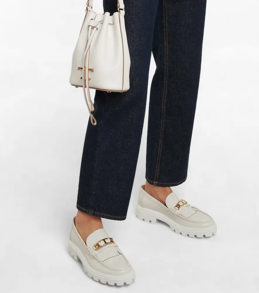 Tod's Fringed leather loafers | Thumbnail 6