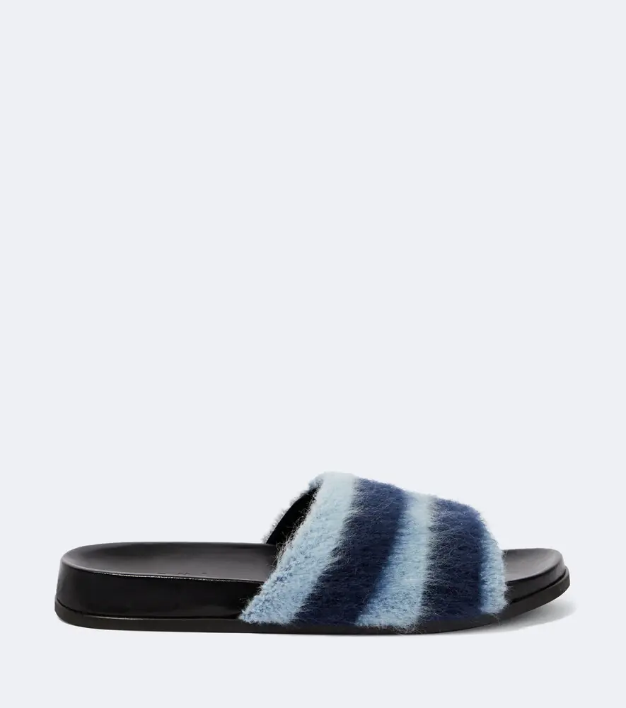 Marni Fussbett striped slides | Thumbnail 3 Marni Fussbett striped slides | Thumbnail 3