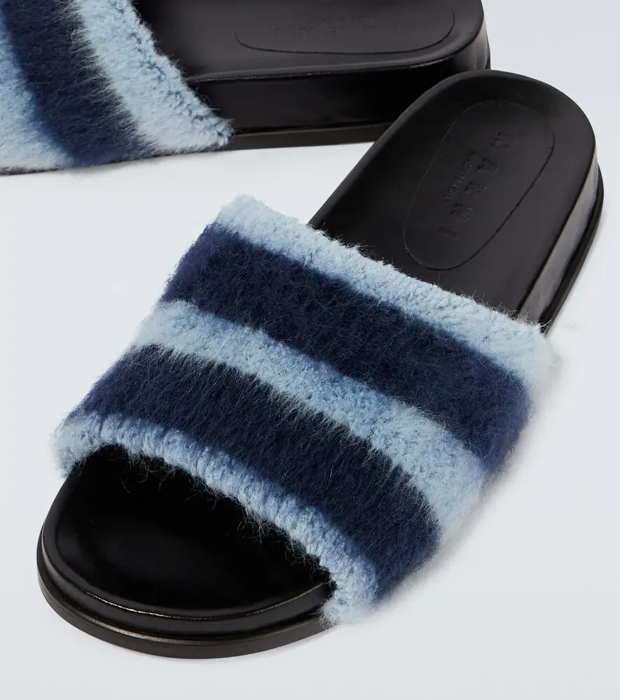 Marni Fussbett striped slides | Thumbnail 6 Marni Fussbett striped slides | Thumbnail 6