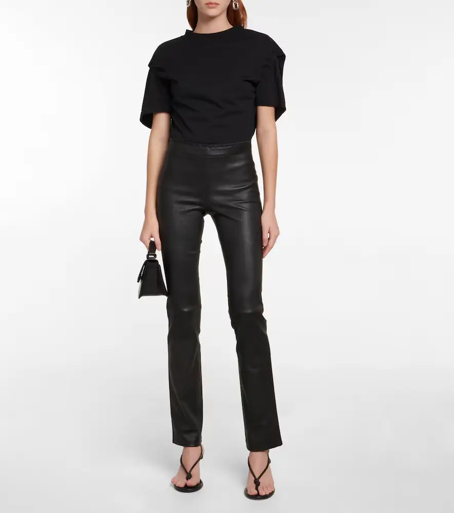 STOULS Cropped leather trousers | Thumbnail 2 STOULS Cropped leather trousers | Thumbnail 2