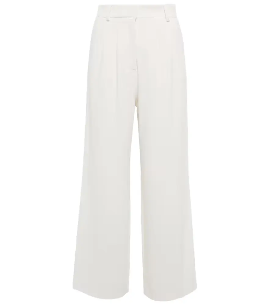 Etro Pleated high-rise cropped pants