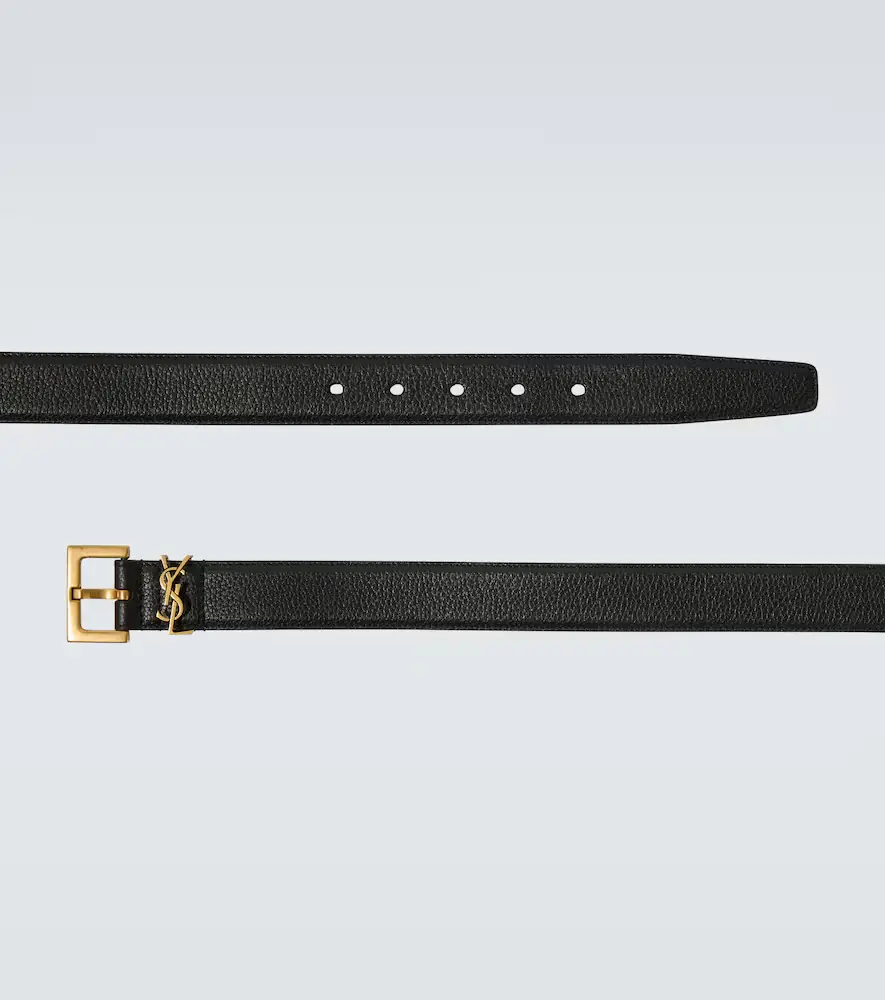 Saint Laurent Slim leather belt | Thumbnail 2