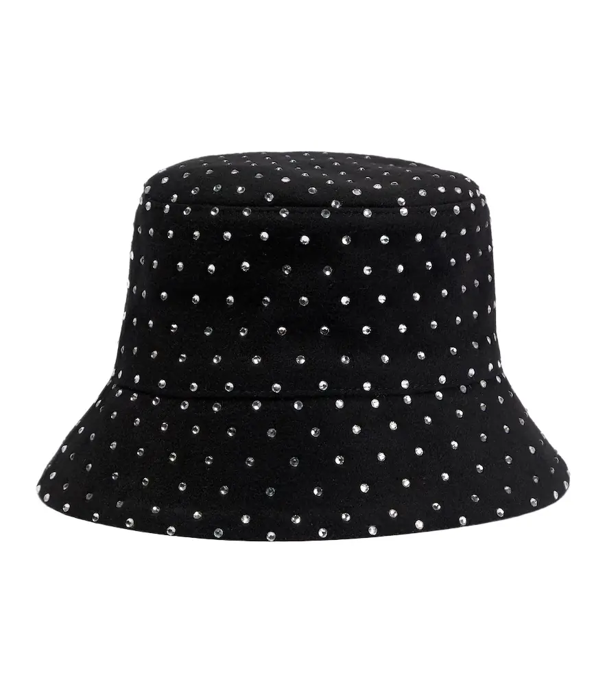 Ruslan Baginskiy Embellished wool bucket hat | Image 1 Ruslan Baginskiy Embellished wool bucket hat | Image 1