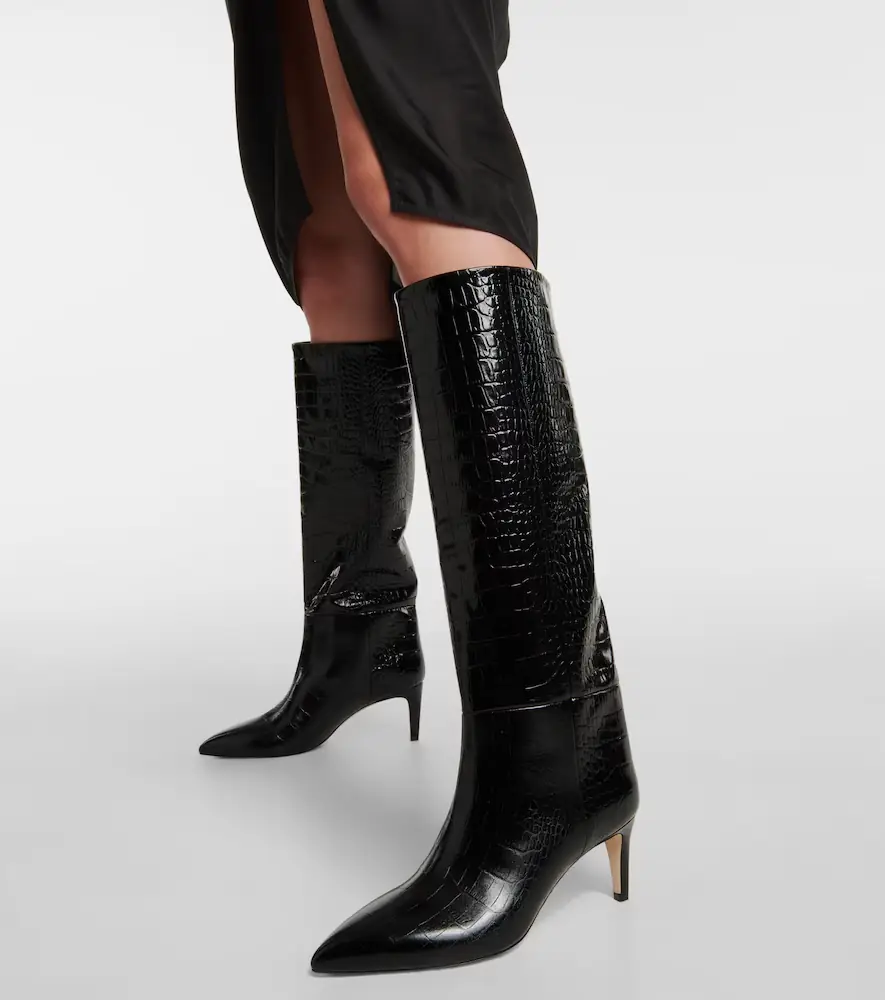 Paris Texas Croc-effect leather knee-high boots | Thumbnail 2 Paris Texas Croc-effect leather knee-high boots | Thumbnail 2
