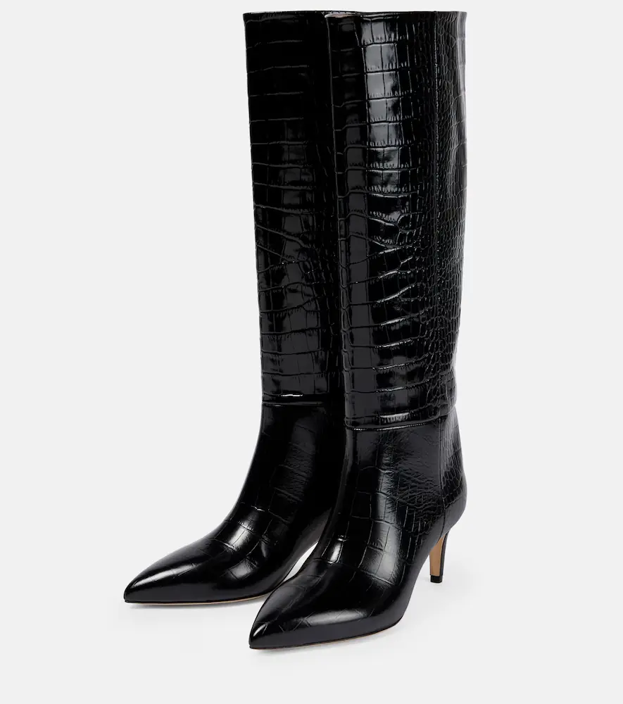Paris Texas Croc-effect leather knee-high boots | Thumbnail 4 Paris Texas Croc-effect leather knee-high boots | Thumbnail 4