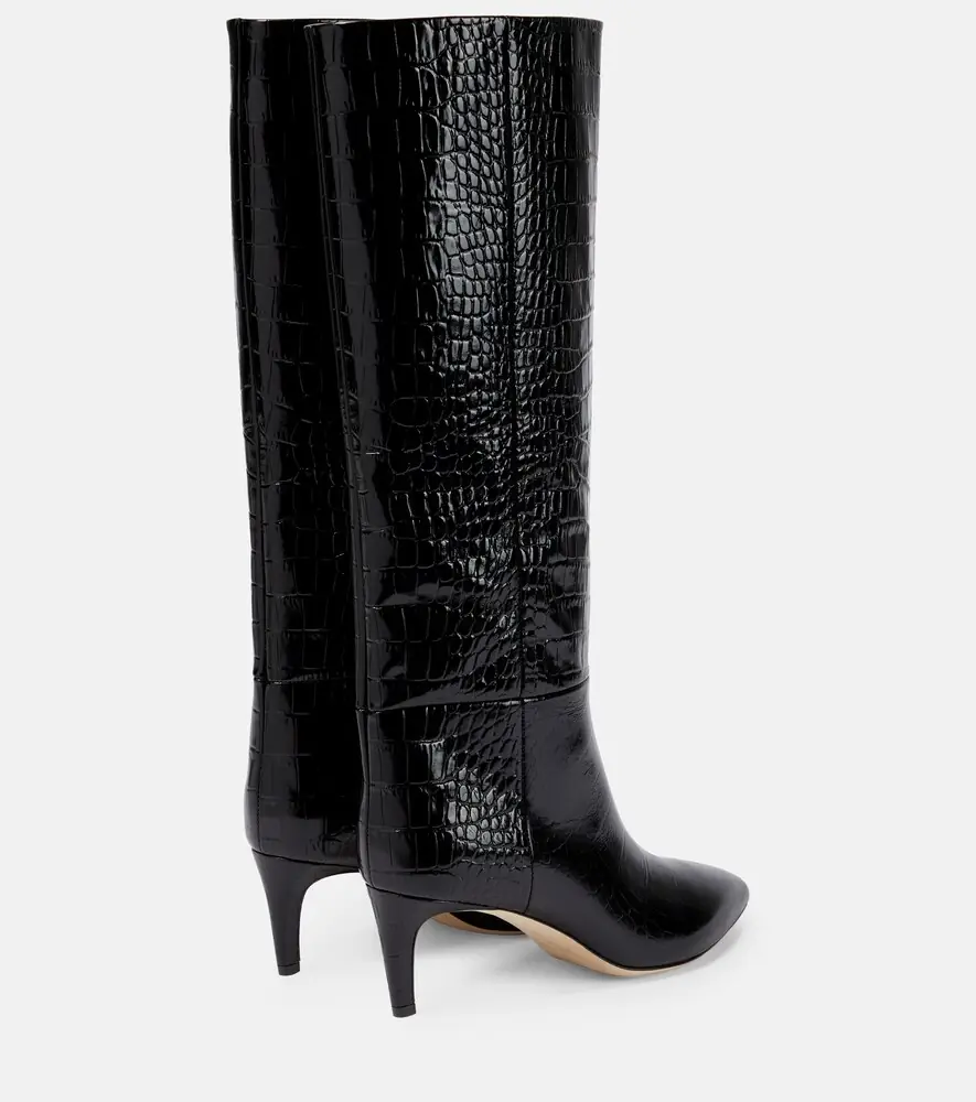 Paris Texas Croc-effect leather knee-high boots | Thumbnail 5 Paris Texas Croc-effect leather knee-high boots | Thumbnail 5