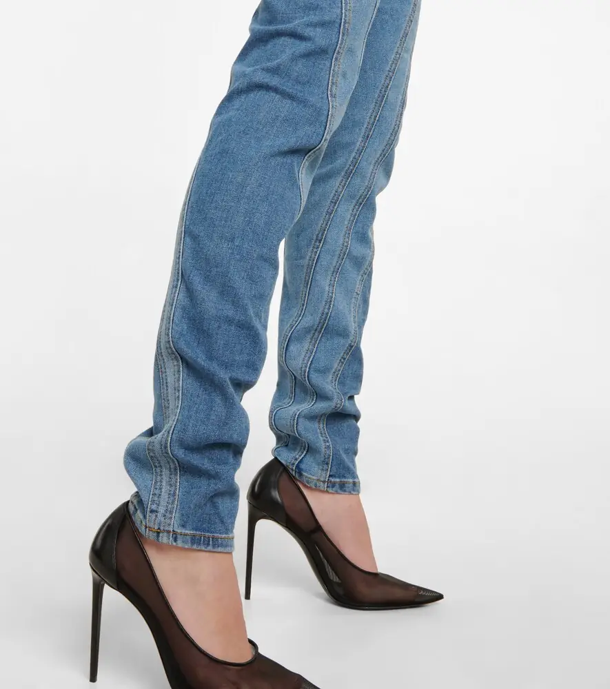 Mugler Seam-detail high-rise skinny jeans | Thumbnail 2 Mugler Seam-detail high-rise skinny jeans | Thumbnail 2