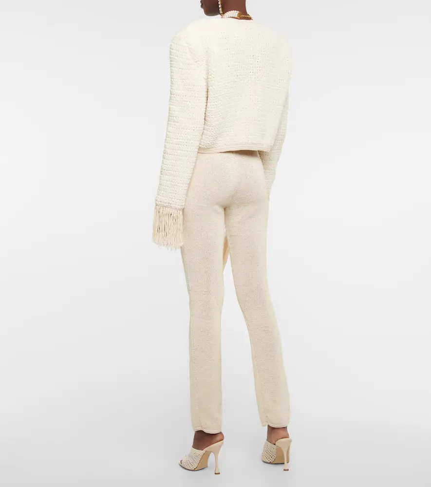 Magda Butrym Crochet high-rise slim pants | Thumbnail 2