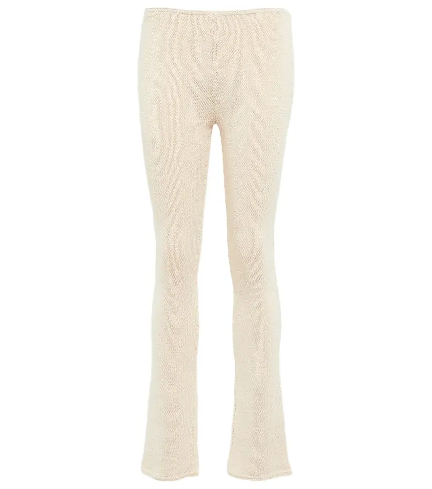 Magda Butrym Crochet high-rise slim pants