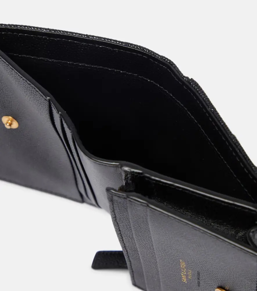 Saint Laurent Cassandre leather flap card case | Thumbnail 2 Saint Laurent Cassandre leather flap card case | Thumbnail 2