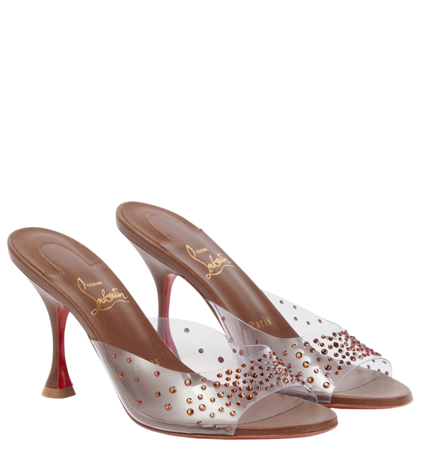 Christian Louboutin Nudes Degramule embellished mules