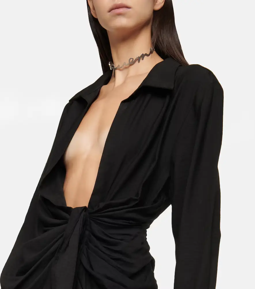 Jacquemus La Robe Bahia gathered minidress | Thumbnail 4