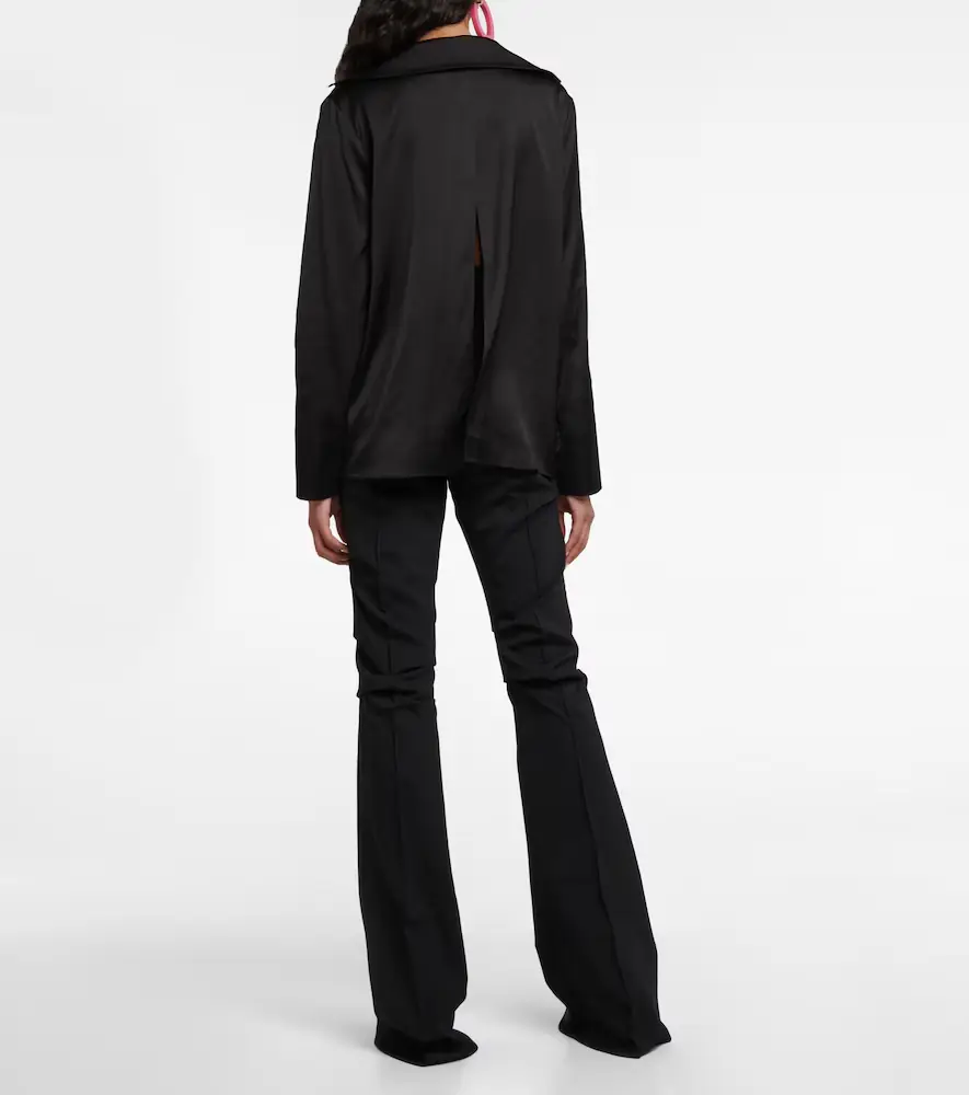 Jacquemus La Chemise Notte satin shirt | Thumbnail 2 Jacquemus La Chemise Notte satin shirt | Thumbnail 2