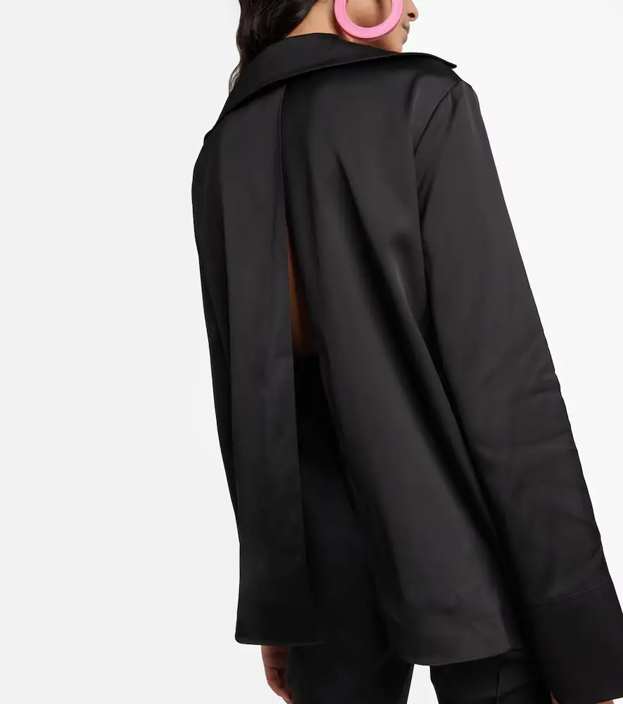 Jacquemus La Chemise Notte satin shirt | Thumbnail 3 Jacquemus La Chemise Notte satin shirt | Thumbnail 3