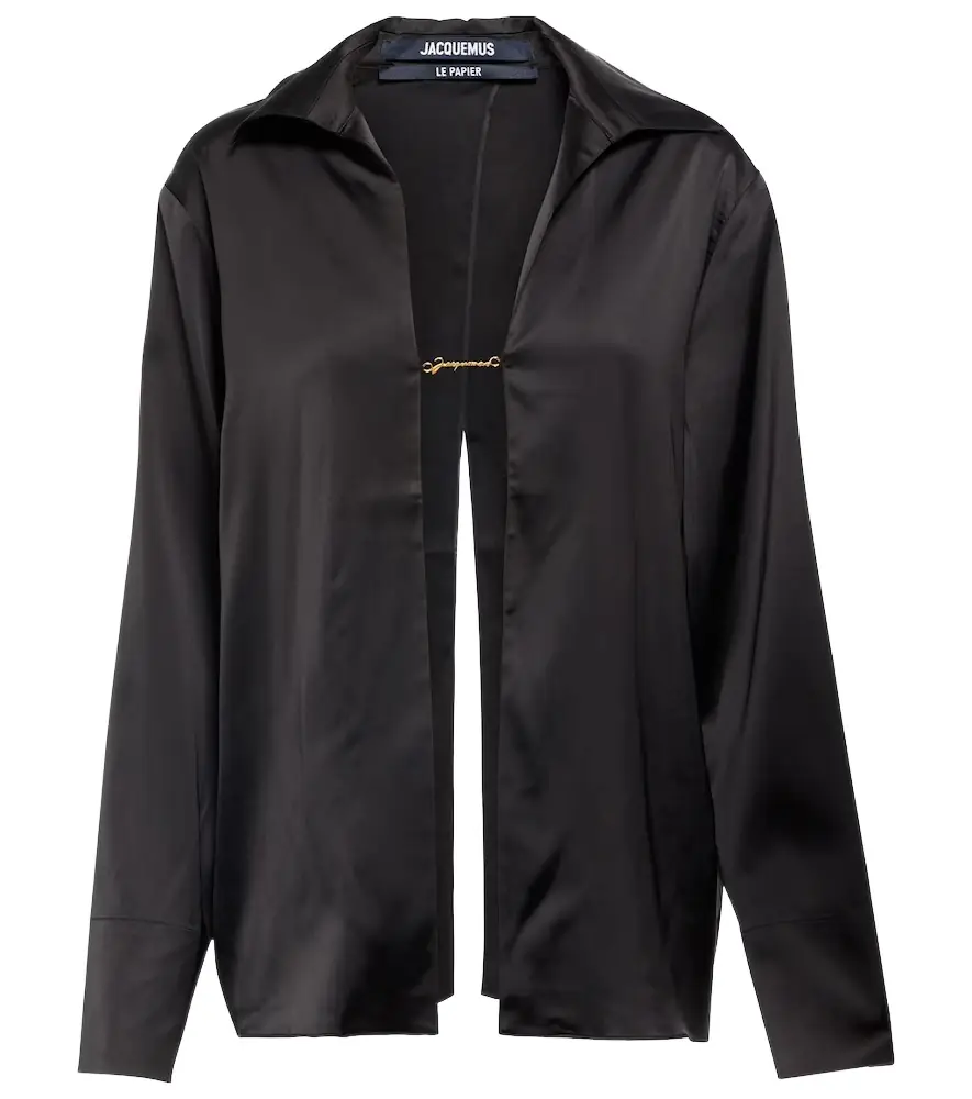 Jacquemus La Chemise Notte satin shirt