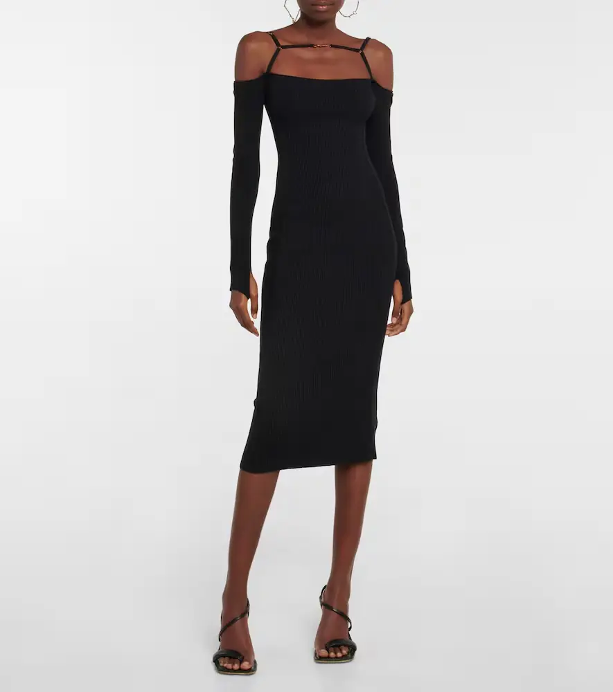 Jacquemus La Robe Sierra midi dress | Thumbnail 3