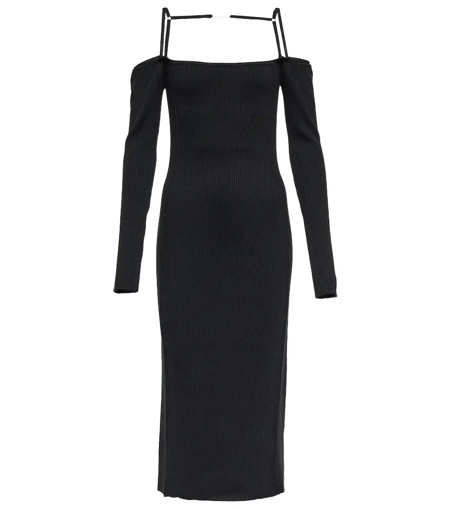Jacquemus La Robe Sierra midi dress | Image 1 Jacquemus La Robe Sierra midi dress | Image 1