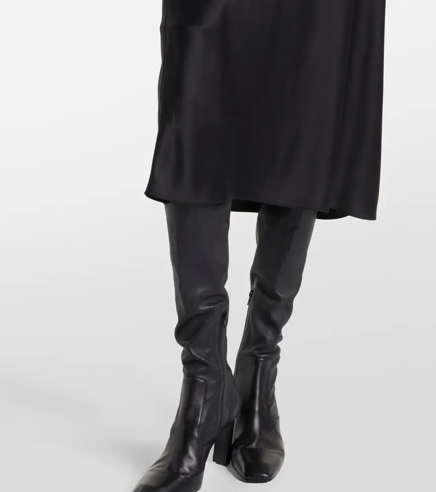 Joseph Isaak silk satin midi-skirt | Thumbnail 6 Joseph Isaak silk satin midi-skirt | Thumbnail 6