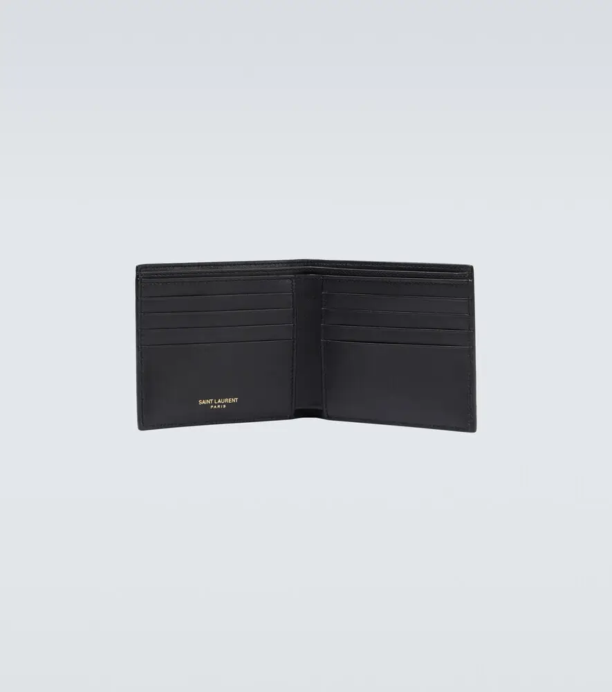 Saint Laurent East/West croc-effect bifold wallet | Thumbnail 4