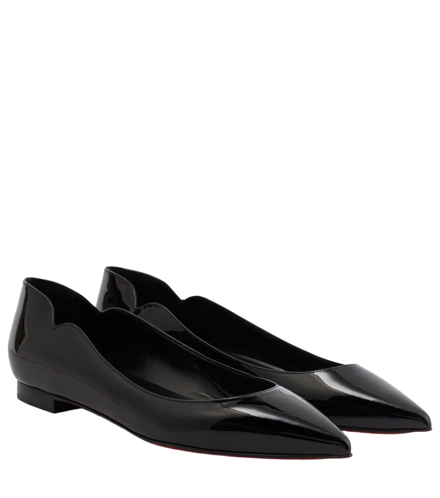 Hot Chick leather ballet flats