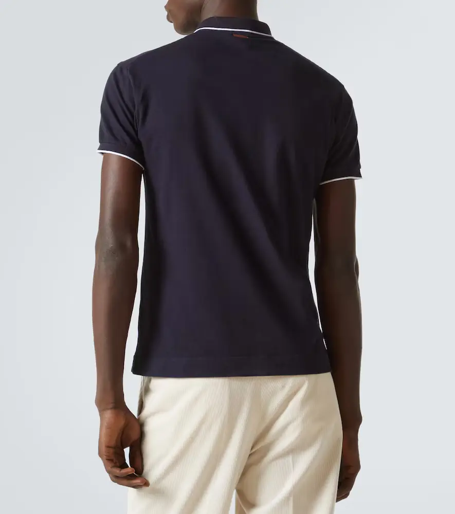 Zegna Cotton-blend polo shirt | Thumbnail 2
