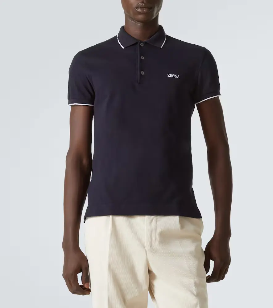 Zegna Cotton-blend polo shirt | Thumbnail 5