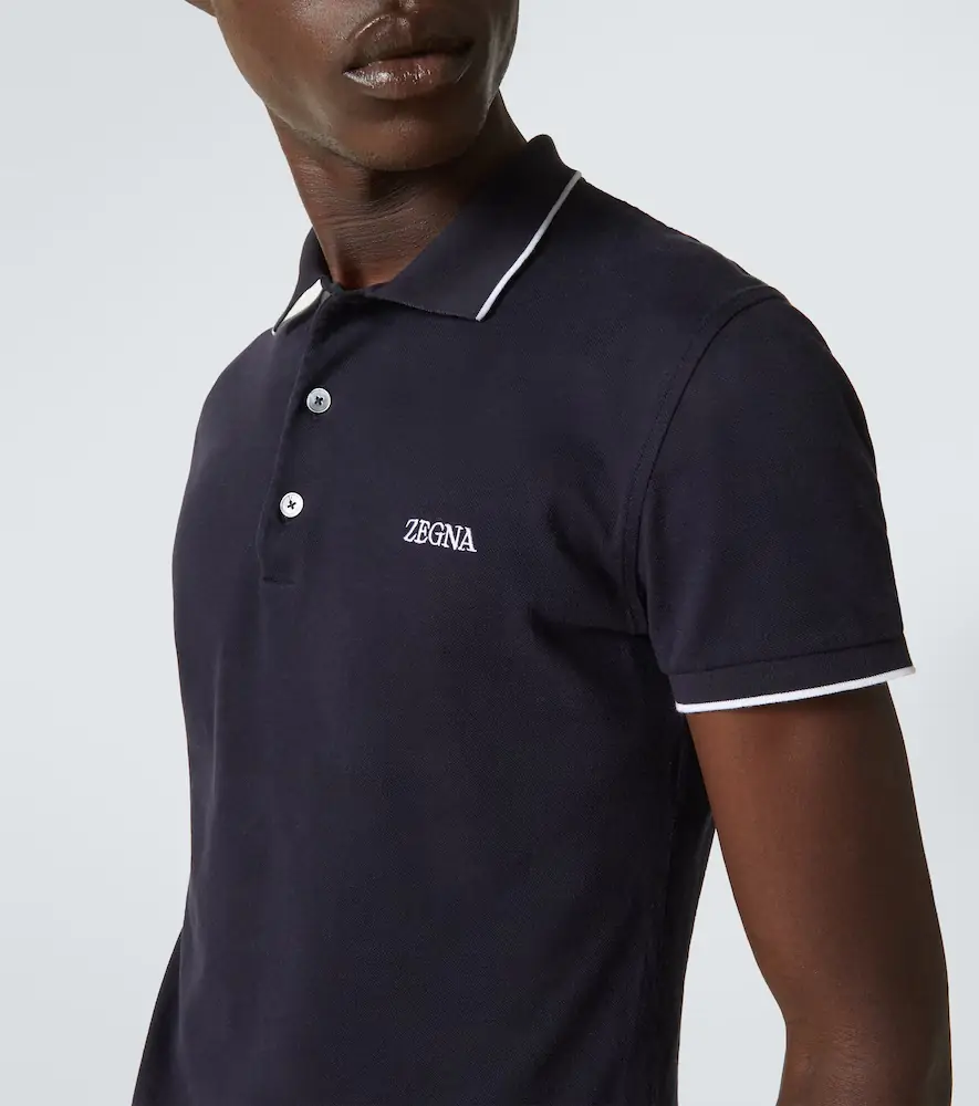 Zegna Cotton-blend polo shirt | Thumbnail 6